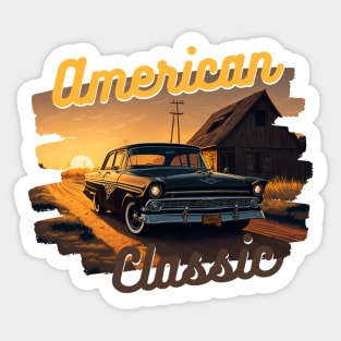 American Classic Car Inspired by the Ford Fairlane GT Sticker